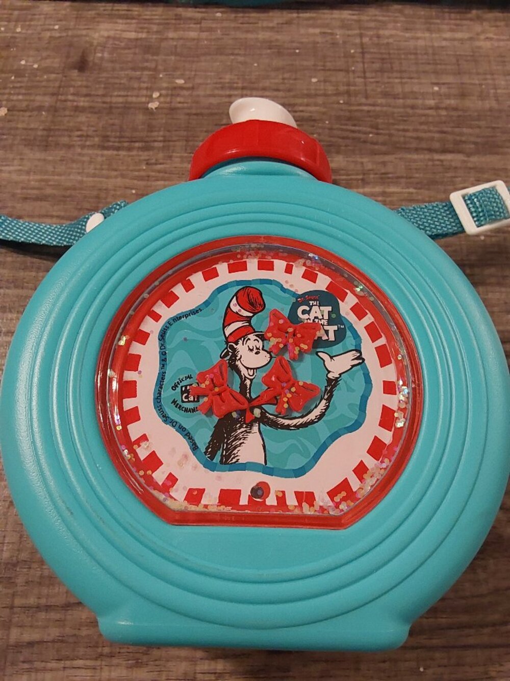 VINTAGE DR. SEUSS DRINKING CANTEEN, NEVER USED, 1990'S VERY RARE